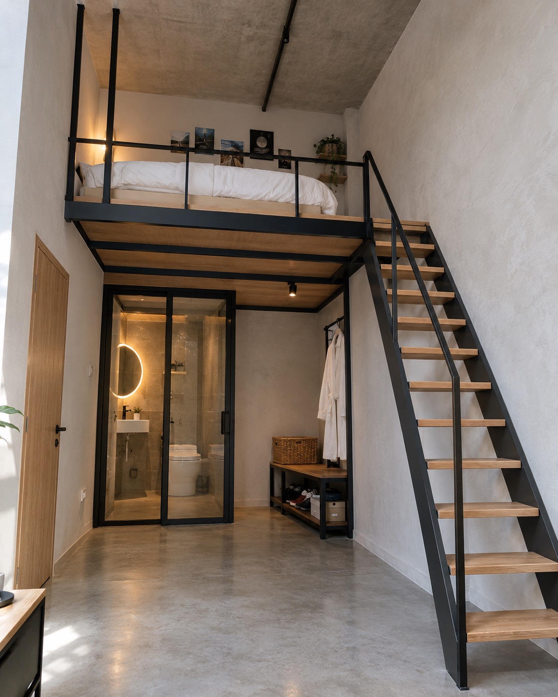 Mezanin Kamar Loft, foto 2 dari 2